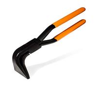 Pinza EDMA con becco largo 60 mm curvo di 90 gradi ottimo per piegare lamiere Professionale