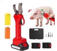 Pinza elettrica per marchi auricolari, per bovini, suini, pecore, in acciaio inox, resistente, strumento e applicatore per animali da fattoria