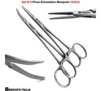 Pinza Emostatica Micro Halsted Mosquito Vascolare Dritta Curva Pinze Chirurgiche