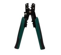 Pinza for crimpatura di terminali elettrici multifunzione con spelatura di fili, strumento di crimpatura manuale, 1 pz.(Green)
