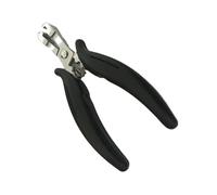 Pinza for extension, 1 pinza piatta con impugnatura nera da 6 mm for realizzare extension pre-incollate con punta piatta.