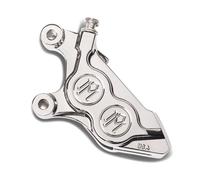 Pinza freno 4-p 08-25 124x4b ant sinistra cromato 15-up softail 08-up touring 14
