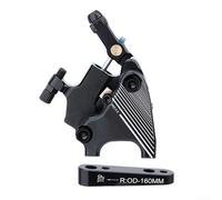 Pinza freno a disco idraulica a doppio effetto, pinza freno a disco olio, pinza di tipo piatto, supporto frenante bidirezionale 140/160 mm disco (posteriore)