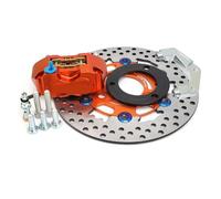 Pinza Freno A Disco RPM Da 220 Mm, Rotore A 3 Fori, Set 84, Montaggio Radiale, 4 Pistoncini, Universale Per Pitbike, Moto Strada Per YAM&AHA(H)