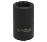 Pinza Freno Presa 1.3cmSq Drive 20mm 10-Point - Sealey VS0984 Nuovo