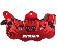 Pinza Freno Radiale Accossato Rossa Ricavata CNC compatibile con BUELL XB9 S LIGHTNING dal 2003 al 2004 (CC 984)