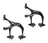 Pinza freno strada-fixie Newton in alluminio nero anodizzato per ruote da 700 (c