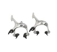 Pinza freno strada Saccon dual pivot in alluminio argento 47-57mm (coppia)