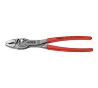 E_0001_100503510 Knipex KNIPEX TwinGrip Frontgreifzange rot Länge 250mm (82 01 2