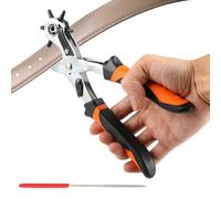 Pinza Fustellatrice per Cinture - Pinza Fustellatrice Rotante - Buchi Cintura - con meccanismo a leva - adatta per - cinturini per orologi e altri materiali