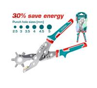 PINZA FUSTELLATRICE PER OCCHIELLI FORI CINTURA FUSTELLA CUOIO Ø2,5-5mm TOTAL