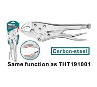 PINZA GRIP AUTOBLOCCANTE REGOLABILE GANASCE CONCAVE A SCATTO 250mm TOTAL