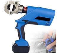 Pinza idraulica elettrica, 60 kN/120 kN, pinza idraulica elettrica, kit di crimpatura continua per capicorda con 12 matrici per terminali Cu/Al,EZ-300