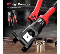 Pinza idraulica manuale Pinza a crimpare per elettricista in rame e alluminio Pinza a crimpare per filo di serraggio manuale con naso in rame
