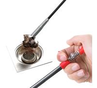 Pinza idraulica strumento di raccolta degli artigli flessibile, strumento di rimozione dei capelli potente, bastone di recupero degli artigli retrattile extra lungo, strumento di rimozione dei tappi