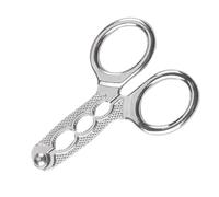 Pinza - in lega di zinco, design a forbice, gadget manuale per cracker, utensile da cucina multiuso, strumento per rompere il guscio di pino e nocciola per uso domestico e cucina