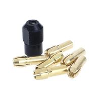 Pinza In Ottone 7 Pz/lotto Pinza In Ottone 1.0/1.6/2.0/2.4/3.0/3.2 Controllare M8 * 0.75 Adatto for Utensili Rotanti accessori Mini Drill Mandrini