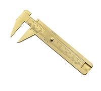 Pinza in ottone per gioiellieri, misura fino a 80 mm, con design a corsoio per letture accurate (doppia scala)