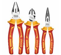 Pinza isolate 1000V kit 3pz pinze per elettricisti professionali manicate INGCO