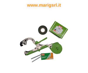 pinza legatrice manuale max a nastro per vigneti con nastri e spille, lega ø45mm