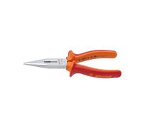 PINZA LUNGA DIRITTA UNIOR 170MM ACCIAIO CARBONIO ISOLATA VDE BICOMPONENTE