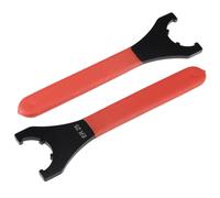 Pinza Mandrino Chiave per ER25UM Serraggio Dado con Rosso Antiscivolo Manico 2pz