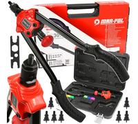 Pinza Manuale Per Rivetti 7 Teste M3-M12 Doppio Manico Lunga 360 MM Rivettatrice