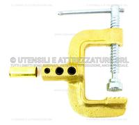 PINZA MORSETTO MASSA G 500 PLUS A VITE per FILO SALDATRICE ELETTRICA