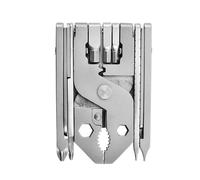 Pinza Multiuso 25 in 1 Mini Pinza Pieghevole in Acciaio Inossidabile con Cacciavite, Apribottiglie, Spilla per Carta, Fibbia, Clip per Telefono, Righello per Casa All'aperto