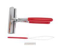 Pinza per allungamento in tela professionale imposta lo strumento artista in bocca con manico in gomma per fissaggio sicuro e impugnatura comoda ideale per i pittori che