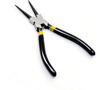 Pinza per anelli a scatto, pinza dritta convertibile interna/esterna, strumento di precisione a molla per rimuovere e rimuovere i tubi, 15,2 cm