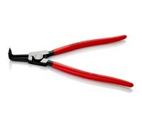 Pinza per anelli di sicurezza esterni bonderizz.nera punte curve a 90 gradi mani