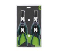 Pinza per anelli elastici - Pìnza pèr ańelli eľastici esterni da 18 cm, strumento di fissaggio a ganascia diritta, piņza à molla in acciaio | Sťrumento dì riparazione meccanica Installazione d́i rimoz