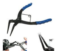 Pinza per anelli elastici seeger interni esterni becchi ad angolo 90 gradi 19508