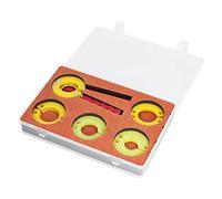 Pinza per aprire la lunetta dell'orologio, set di strumenti professionali per la rimozione della lunetta con 4 regolazioni, kit di riparazione dell'orologio per guscio, acciaio