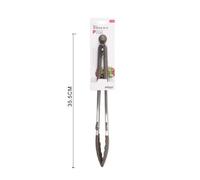 PINZA PER BARBECUE ALIMENTI RICHIUDIBILE SISTEMA DI BLOCAGGIO IN SILICONE 50598