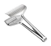 Pinza per bistecca Spatola per pesce Pinze da cucina in acciaio inossidabile Pinze per pesce fritto per una facile pulizia Cibo Hamburger Bistecca Frittura Clip