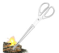 Pinza Per Braciere - Pinza Per Caminetto, Pinzas Per Legna Da Ardere, Strumento Antiscivolo Per Legna Da Ardere | Morsetto Per La Movimentazione Di Falò, Impugnatura Resistente Al Calore Con Struttura