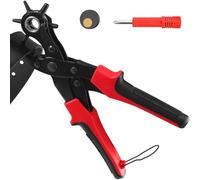 Pinza per Buchi Cintura a 6 Fori, Fustellatrice per Cuoio Regolabile, Foratrice per Cinture e Tessuti, Buca Cinture, Pinza Fustellatrice Professionale per Cinture, Scarpe e Progetti DIY