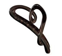 Pinza per capelli a forma di amore, graziosa finitura opaca, sicura e antiscivolo, accessorio per capelli alla da donna casual elegante da indossare tutti i giorni