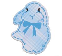 Pinza per capelli in acrilico con disegni di animali giocosi, per donne e ragazze, fornisce una presa delicata ma sicura su piccole sezioni di capelli (blu)