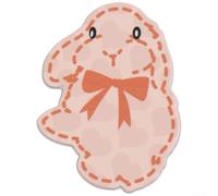 Pinza per capelli in acrilico con disegni di animali giocosi, per donne e ragazze, fornisce una presa delicata ma sicura su piccole sezioni di capelli (arancione)