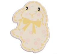 Pinza per capelli in acrilico con disegni di animali giocosi, per donne e ragazze, fornisce una presa delicata ma sicura su piccole sezioni di capelli (giallo)