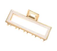 Pinza per capelli in lega colorata, per capelli, quadrata viola, L | Fermagli per capelli cavi, antiscivolo, clip per capelli in metallo a tenuta forte, clip per capelli da donna