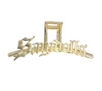 Pinza per capelli in metallo con design confortevole ed ergonomico per professionisti dell'ufficio, studenti, acconciatura quotidiana essenziale pratica clip per capelli in metallo