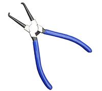 Pinza per carburante, lunghezza 17 cm, per tubo flessibile a sgancio rapido