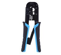 Pinza per cavi di reti a doppio utilizzo Cristallo Crimper Crimping Stripping Strumento per i lavoratori via cavo