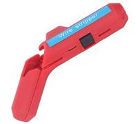 Pinza per cavi, Spelafili, Utensile spelafili con manico curvo Strumenti multifunzionali per elettricisti, Lavori elettrici domestici fai-da-te, Rosso, Attrezzo