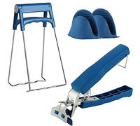 Pinza per Ciotole,3 Pezzi Prendi la Clip Della Ciotola,Anti Scottatura da Cucina,Pinze per Pentole,Stabile e Antiscivolo,Per Ciotole Calde,Microonde,Forni,Zuppe(Blu Navy)