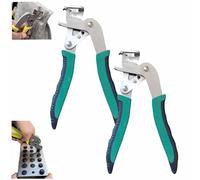 Pinza per Clip Auto, Pinza Rimuovi Clip, Strumento per la Rimozione di Clip Pannelli per Fermi in Plastica Auto, Leva Salva-Fatica, Manico Antiscivolo, Acciaio al Carbonio (2 Pcs)